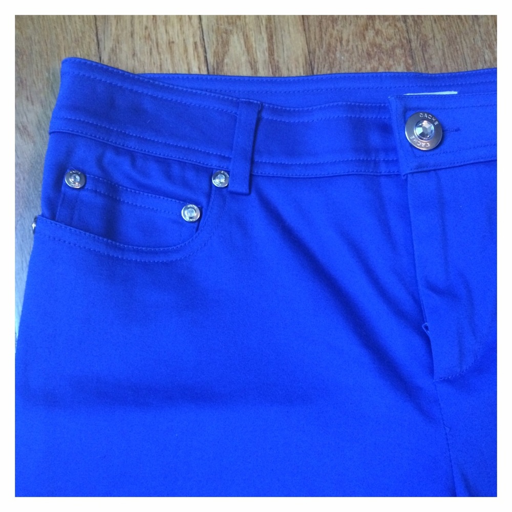 Cache Royal Blue Ankle pants Size 2